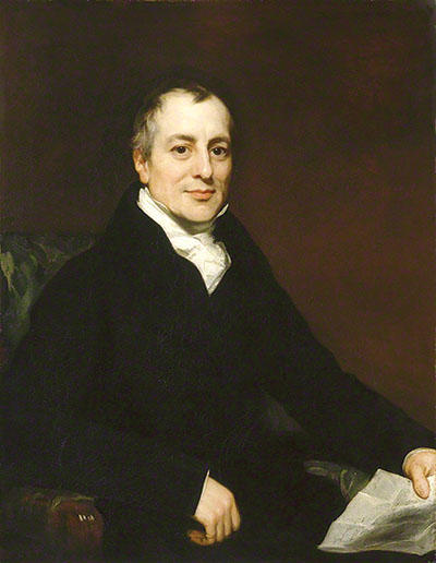 Retrato de David Ricardo.